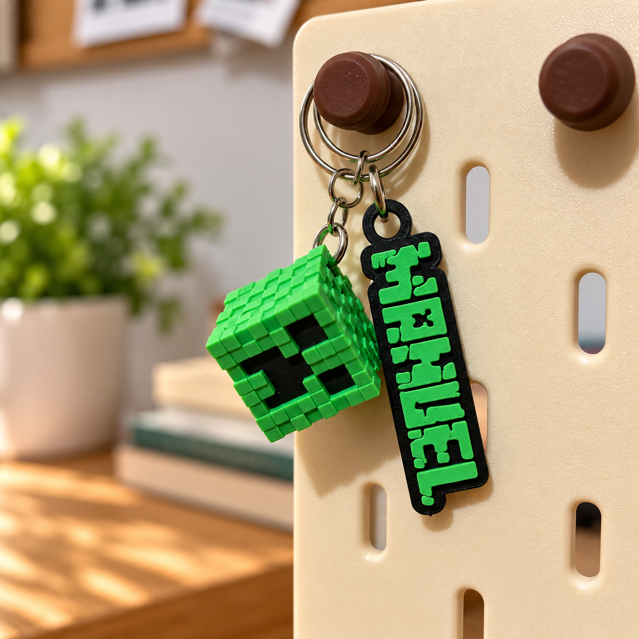 Llavero minecraft